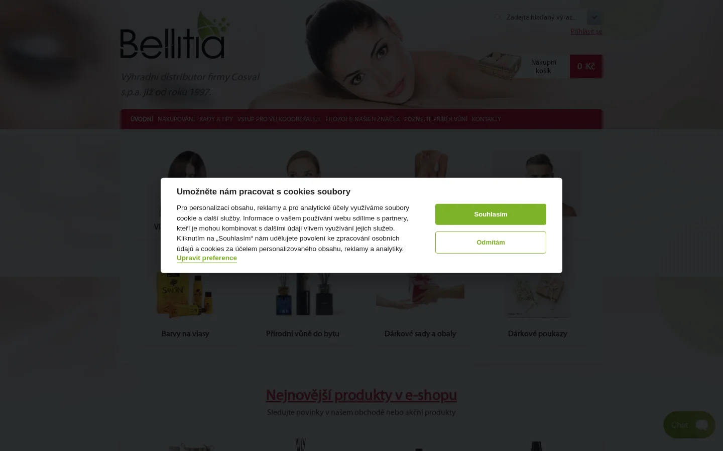 BELLITIA, s.r.o. website