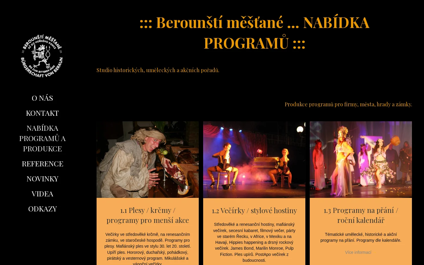 Berounští měšťané - Bürgerschaft von Beraun website
