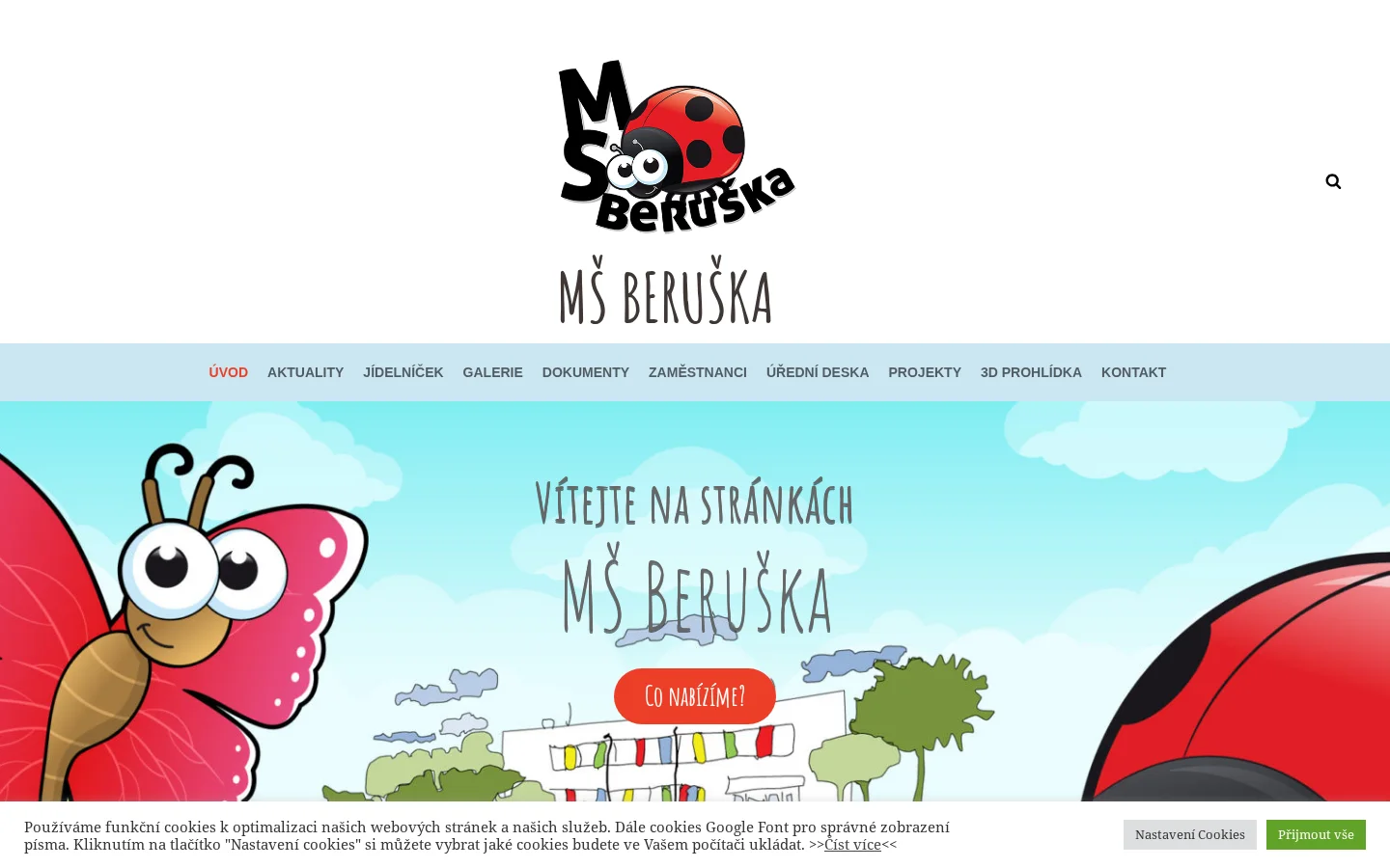 MŠ Beruška website