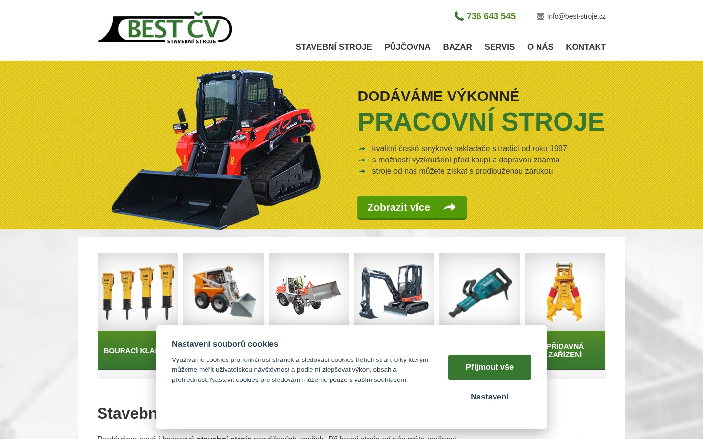 BEST ČV, s.r.o. website