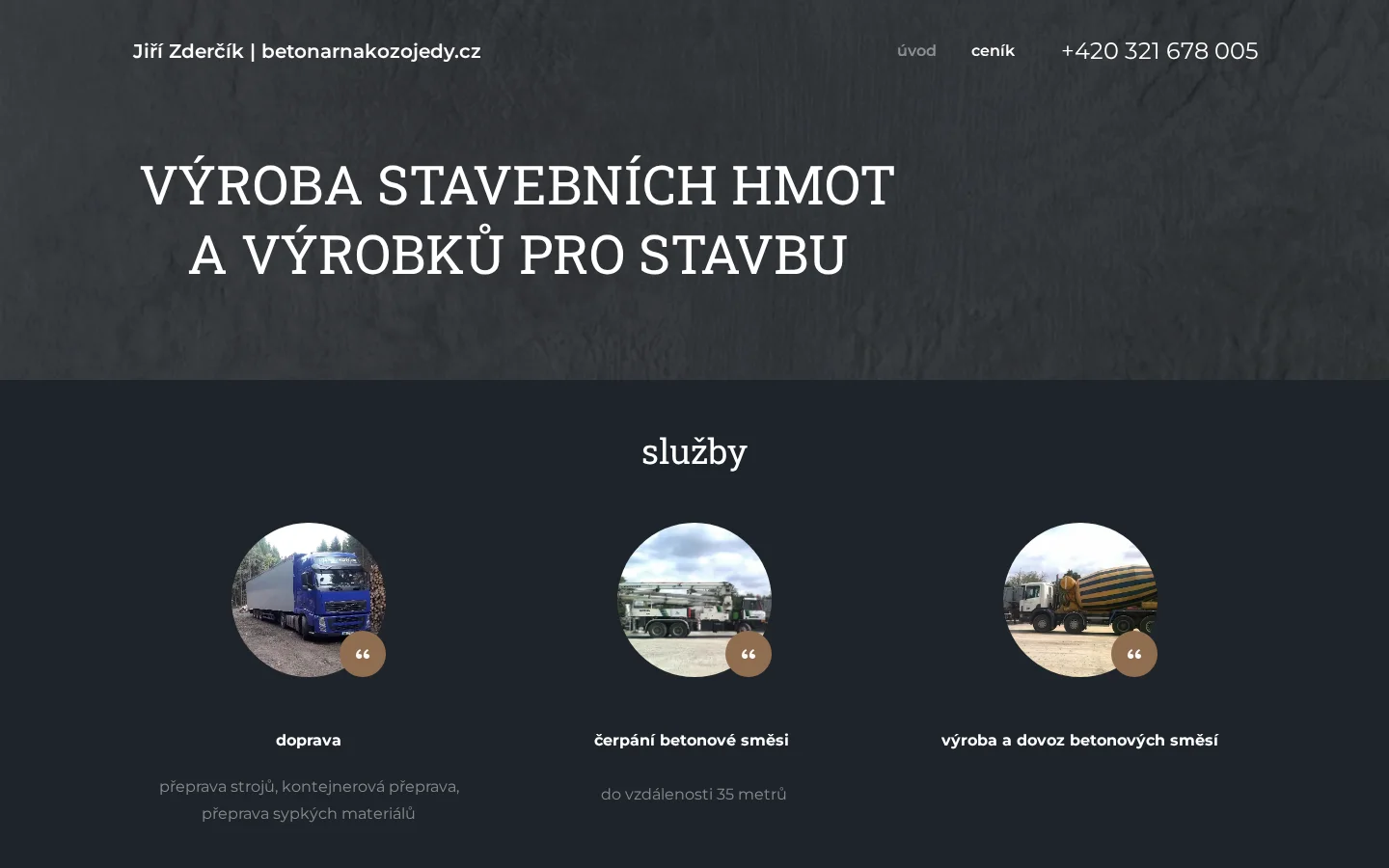 Jiří Zderčík website