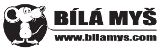Bílá myš logo
