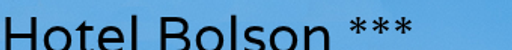 Hotel Bolson logo