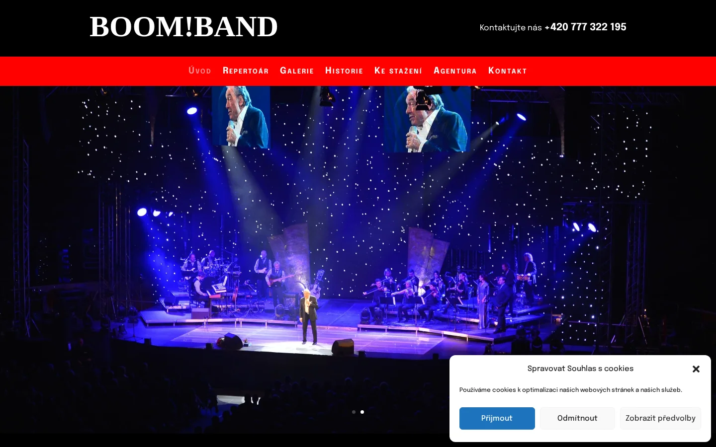 BOOM BAND website
