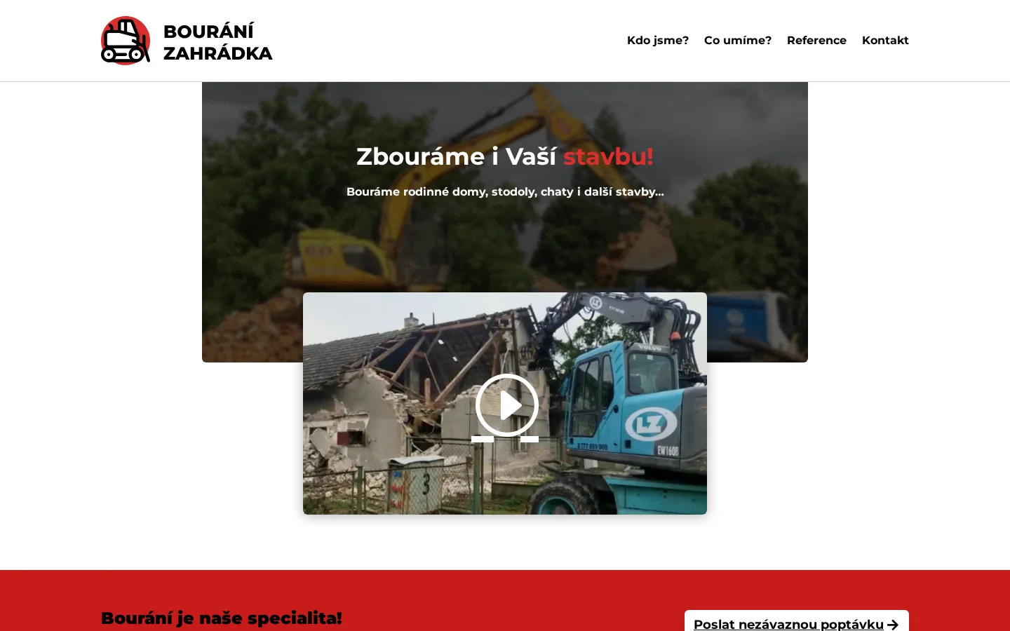 Půjčovna nářadí - Lukáš Zahrádka website