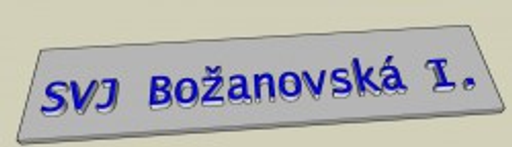 Bytové družstvo Božanovská I logo