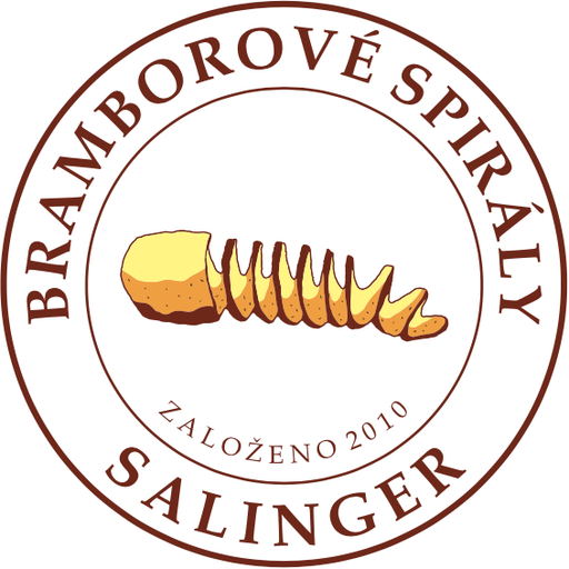 Bramborové spirály Salinger logo
