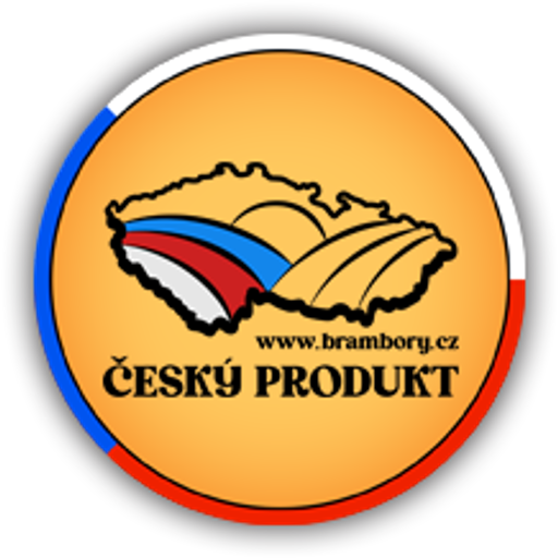 Český produkt - Loupané brambory - Loupaná zelenina logo