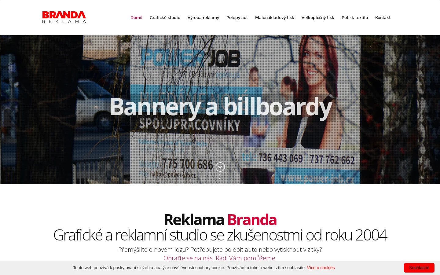 Reklama Branda website