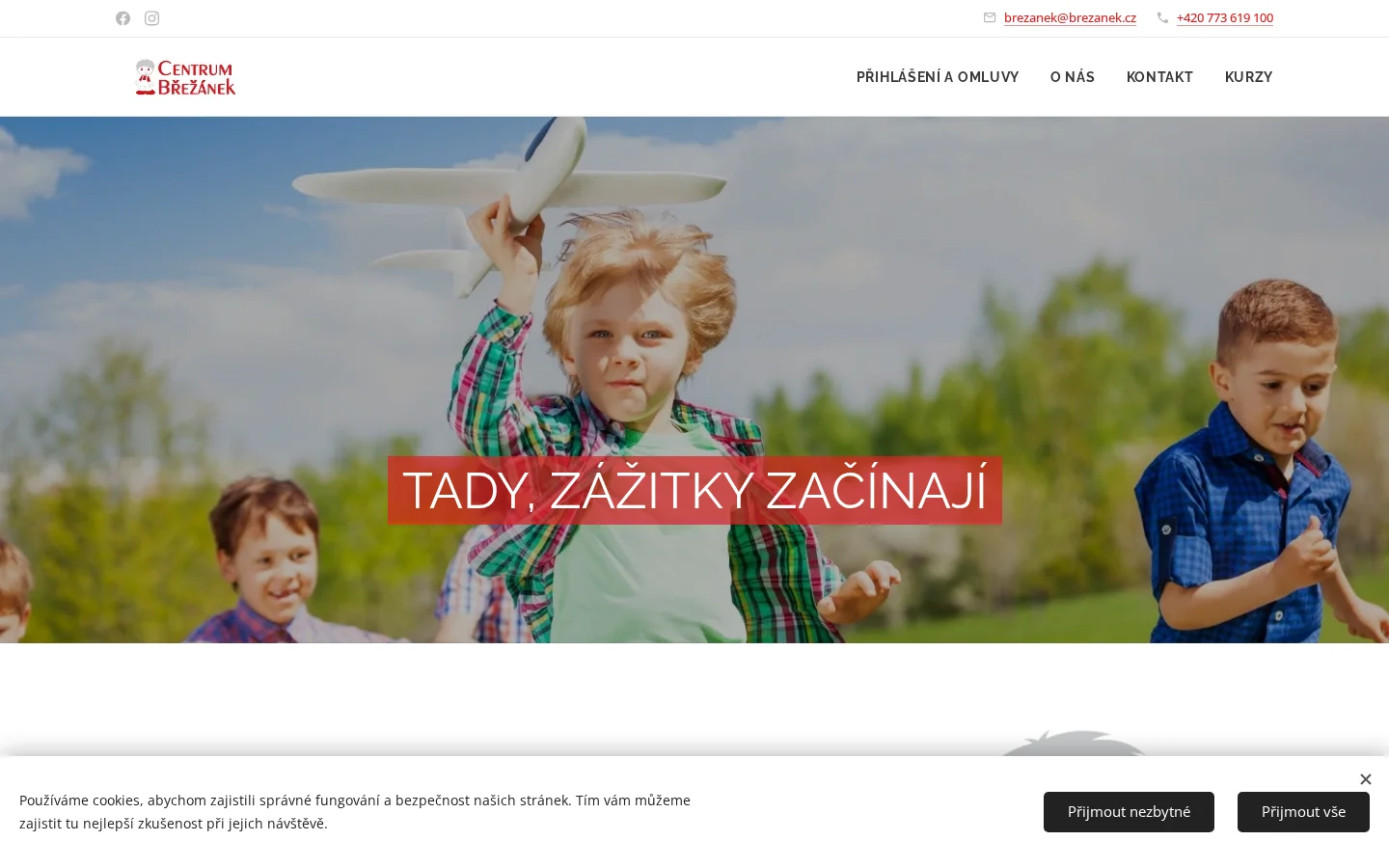 Centrum Břežánek website
