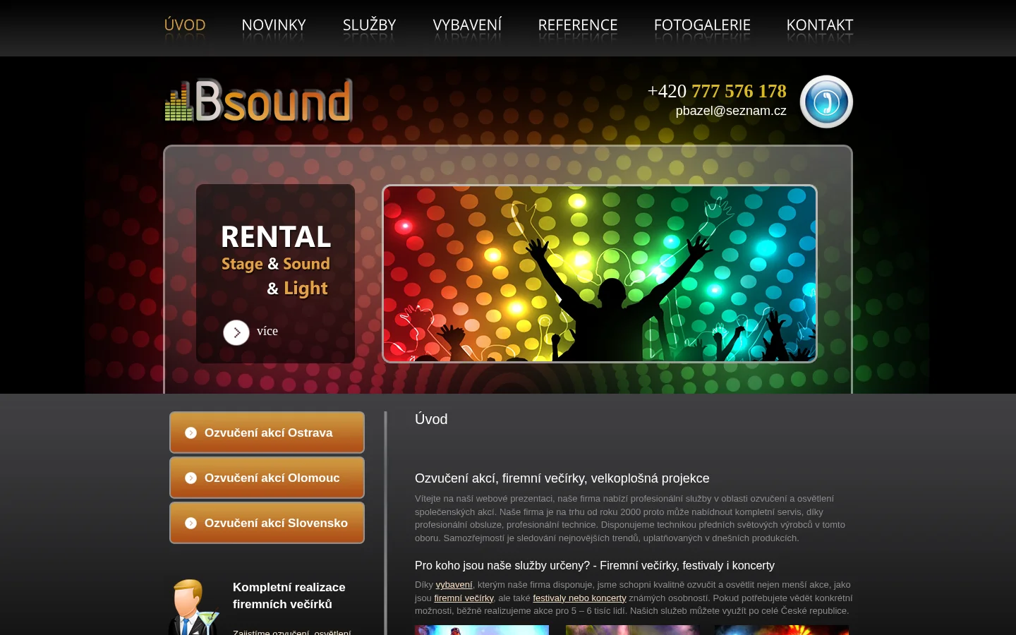 Bsound website