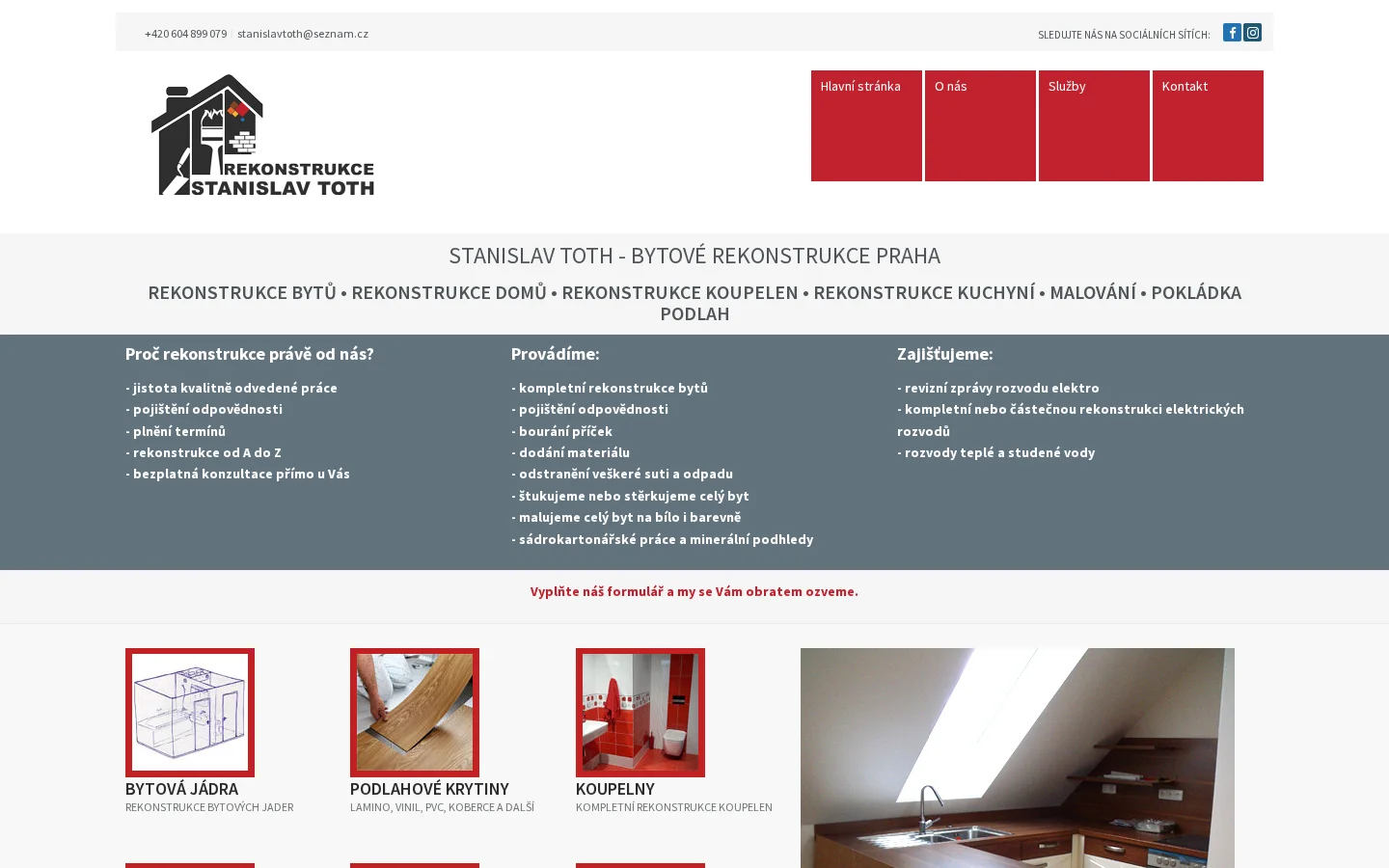 Rekonstrukce Stanislav Tóth website