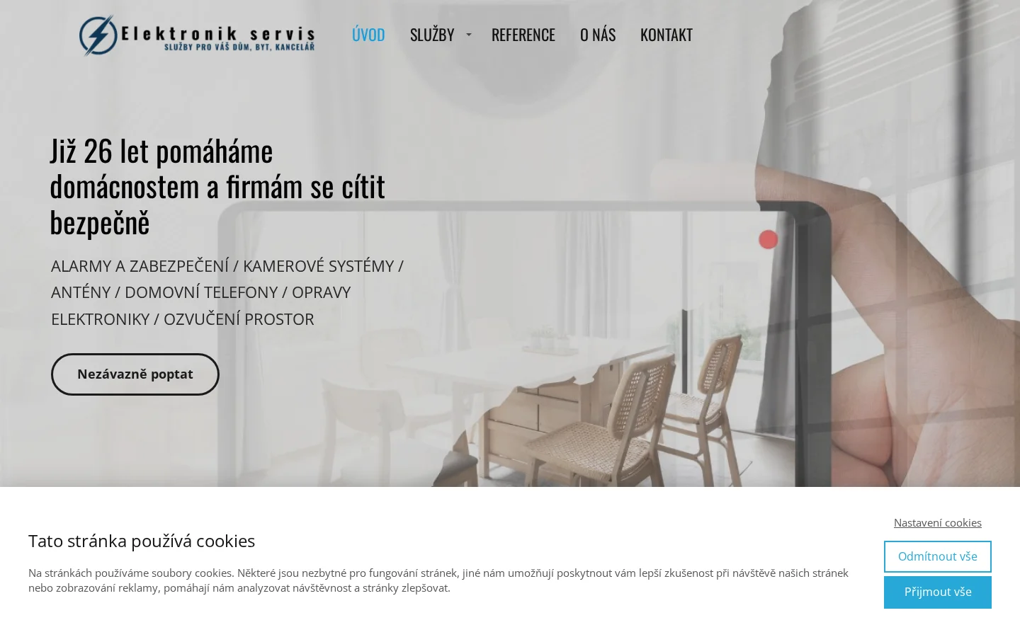 Petr Čadil - Elektronik servis website