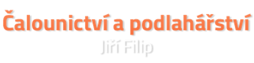 Čalounictví a podlahářství - Jiří Filip logo