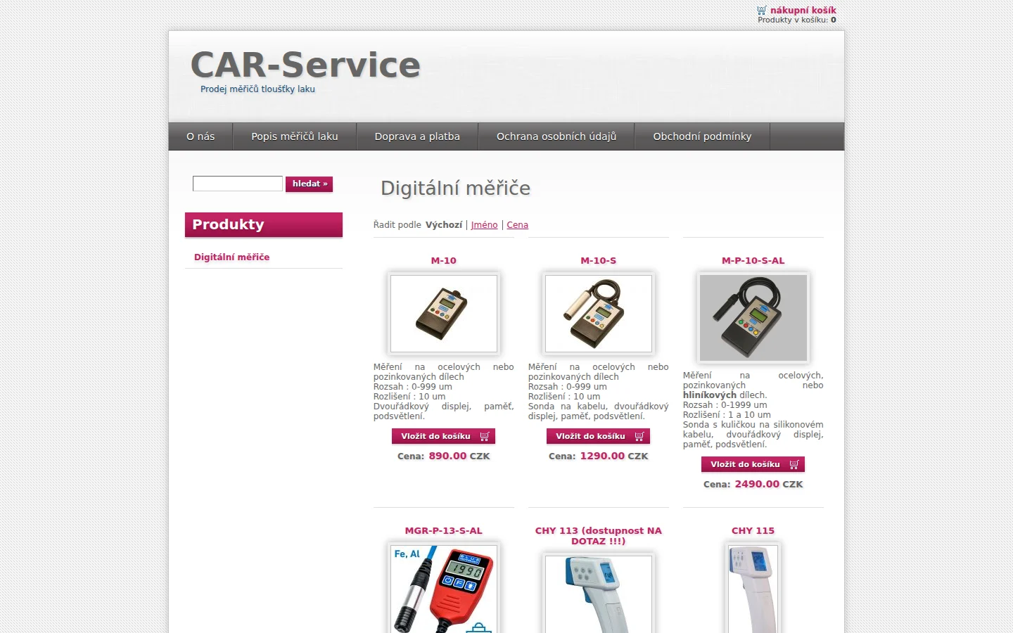 car-service.cz website