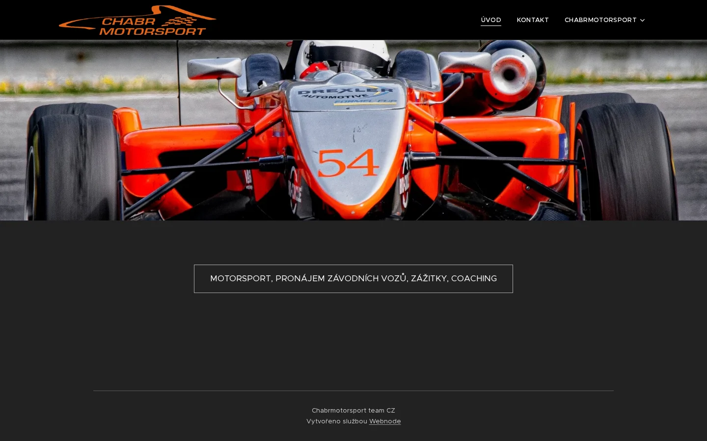 Chabr motorsport website