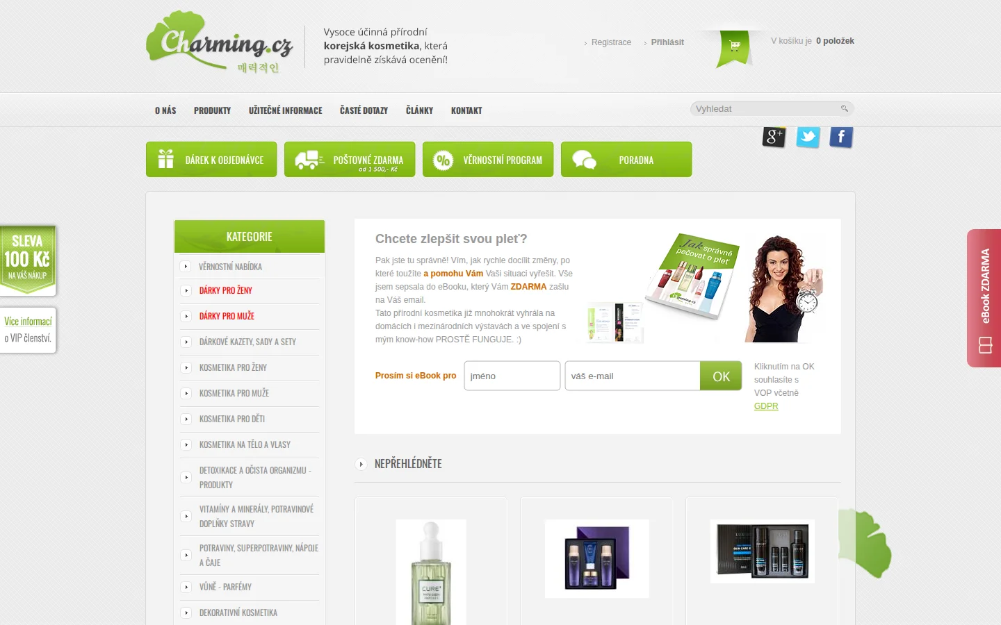 Charming.cz website