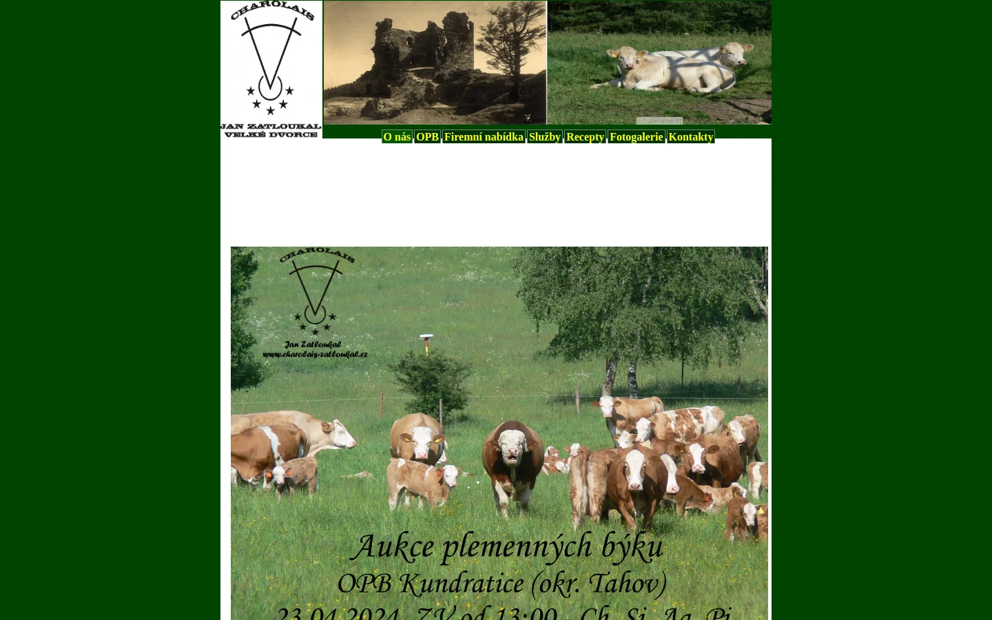 Jan Zatloukal - Charolais website