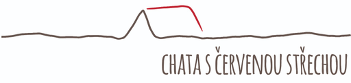Chata s červenou střechou logo