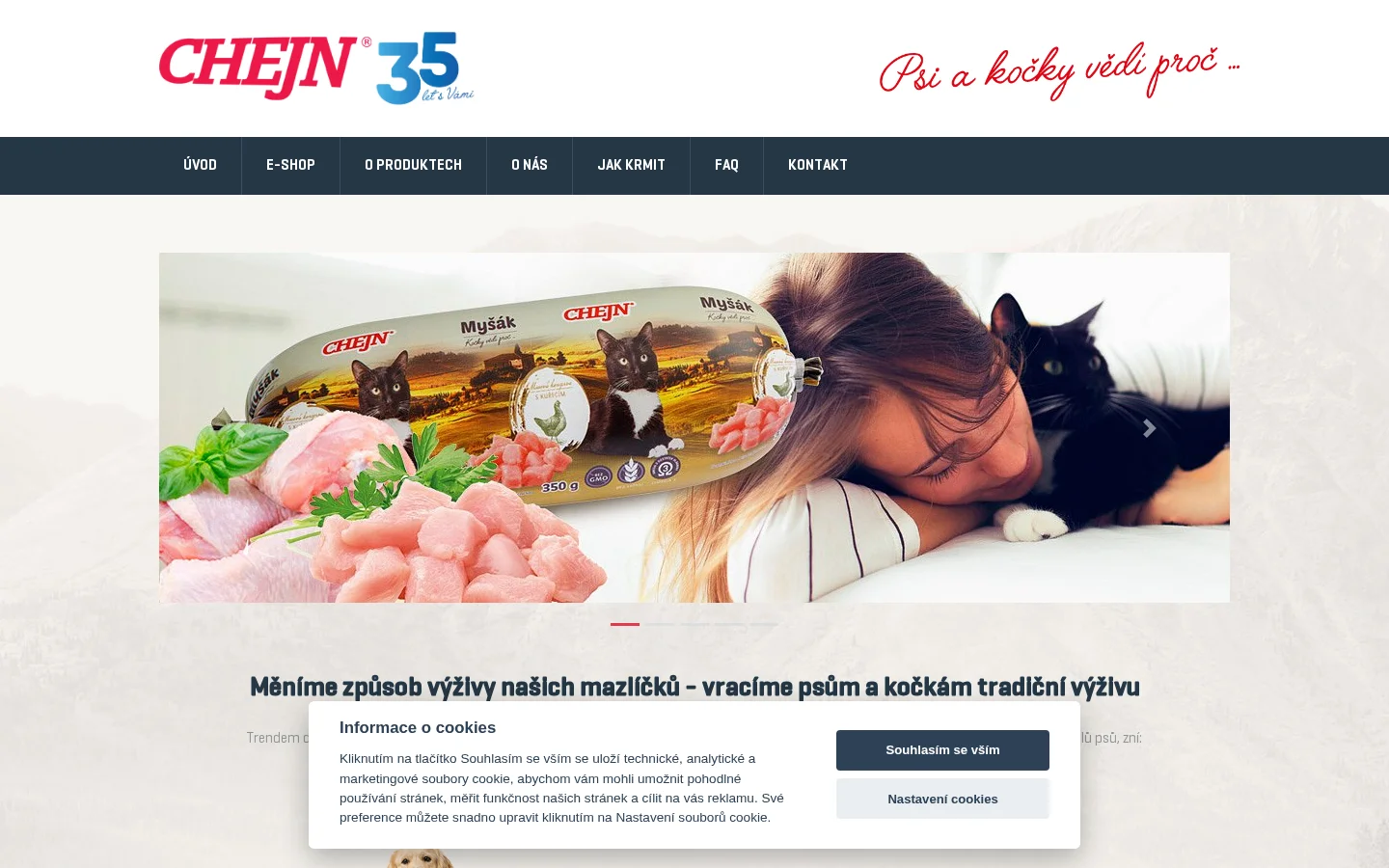 CHEJN - Josef Chejn, spol. s r.o. website