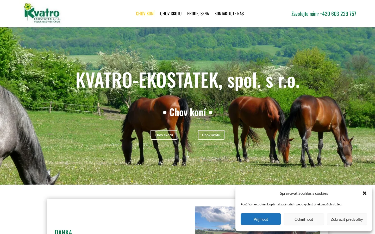 KVATRO-EKOSTATEK, spol. s r.o. website