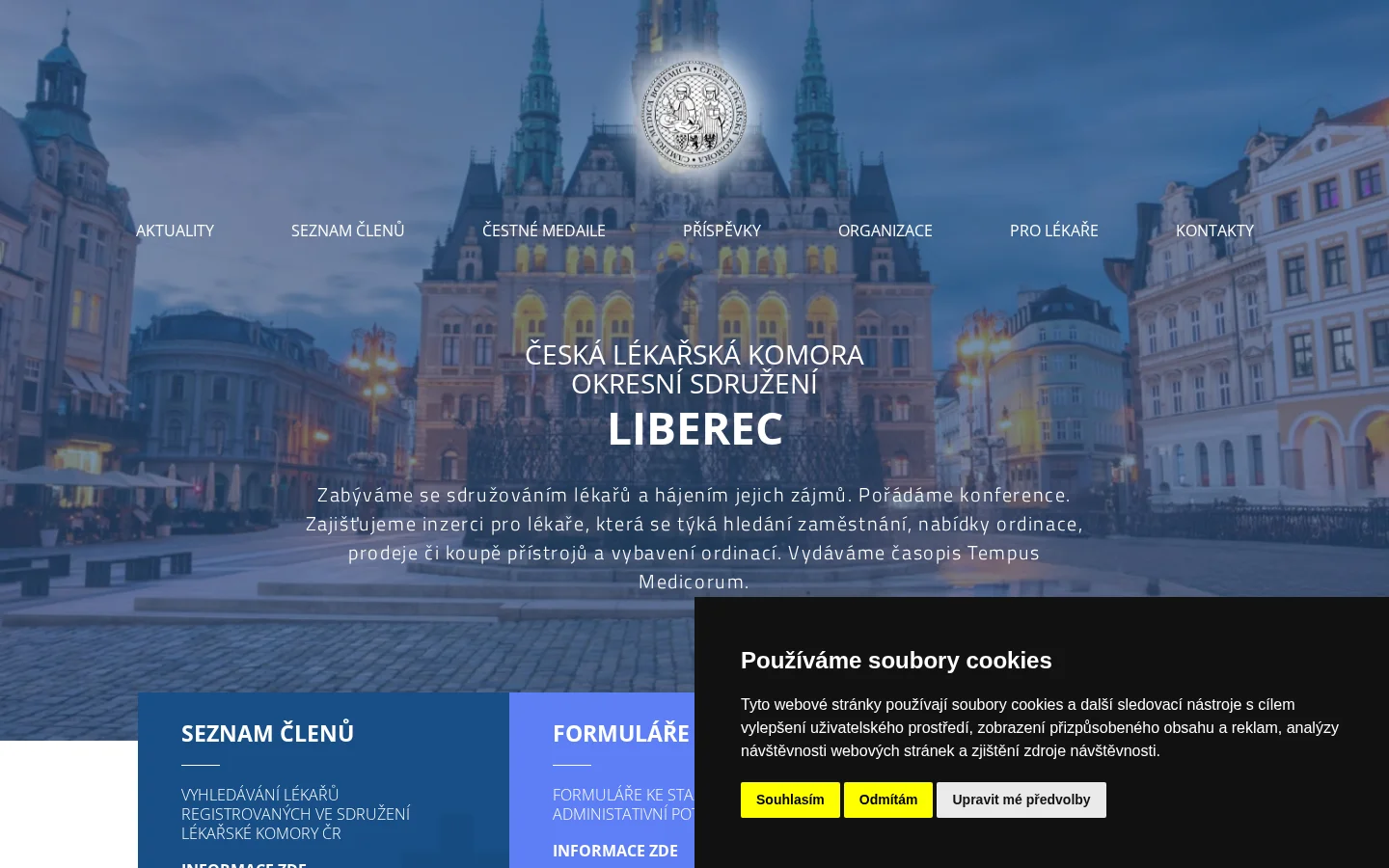 ČLK Liberec website