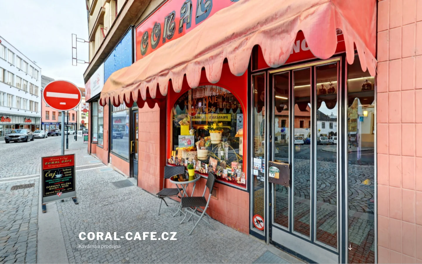 Coral Café website