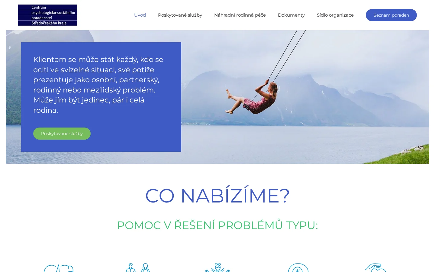 Centrum psychologicko-sociálního poradenství Středočeského kraje website
