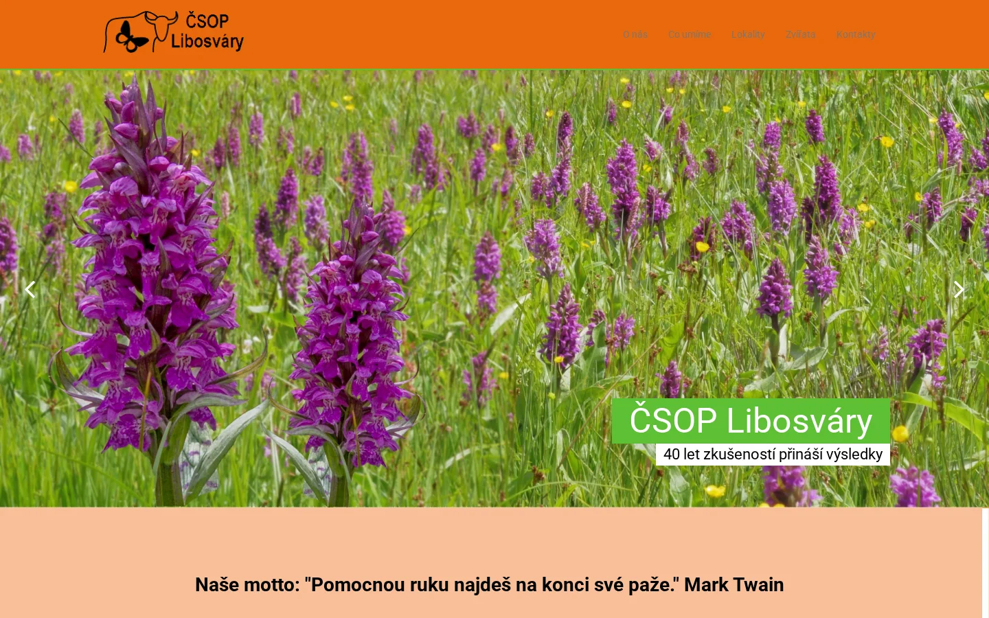 ČSOP Libosváry website