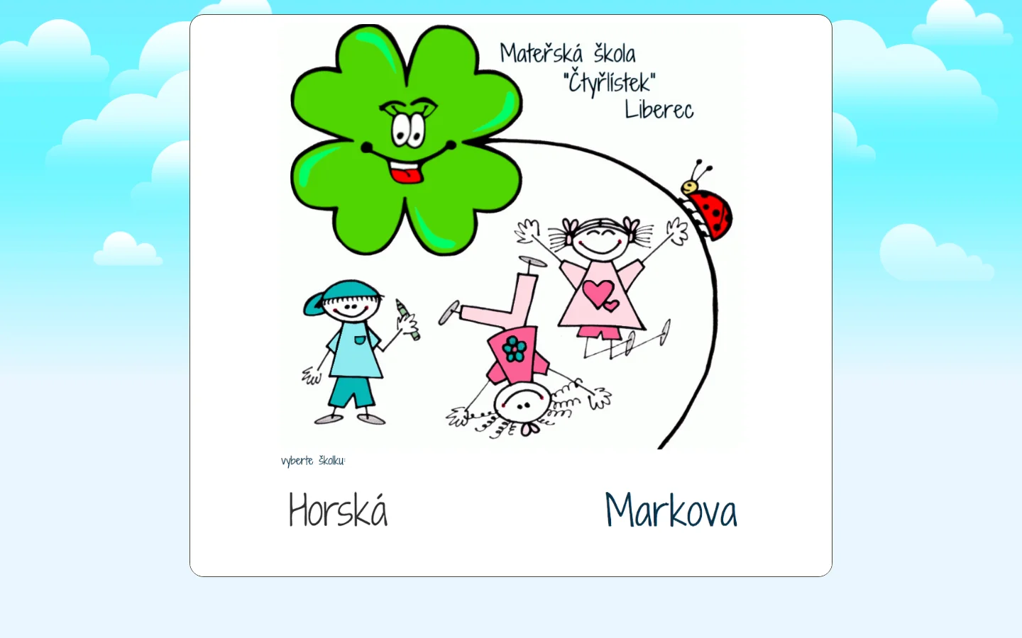 Čtyřlístek Liberec website