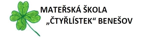 Mateřská škola Čtyřlístek Benešov logo