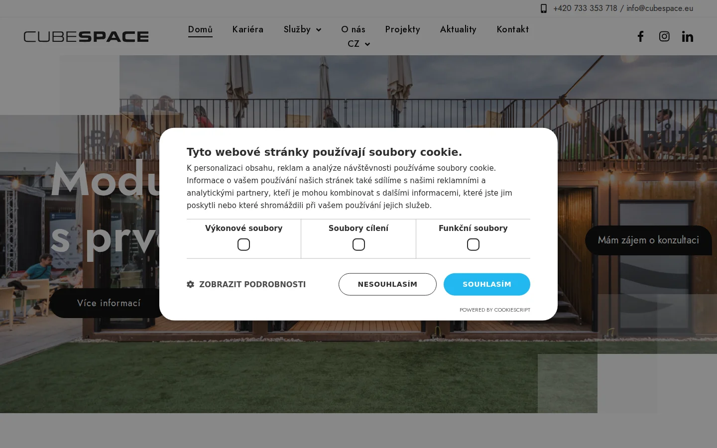 CUBESPACE website