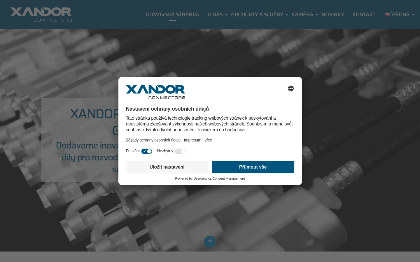 Xandor Automotive CZ, s.r.o. website