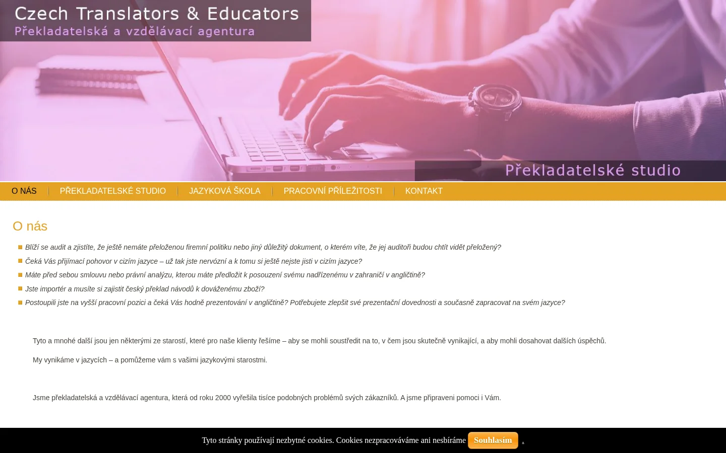 Czech Translators & Educators website