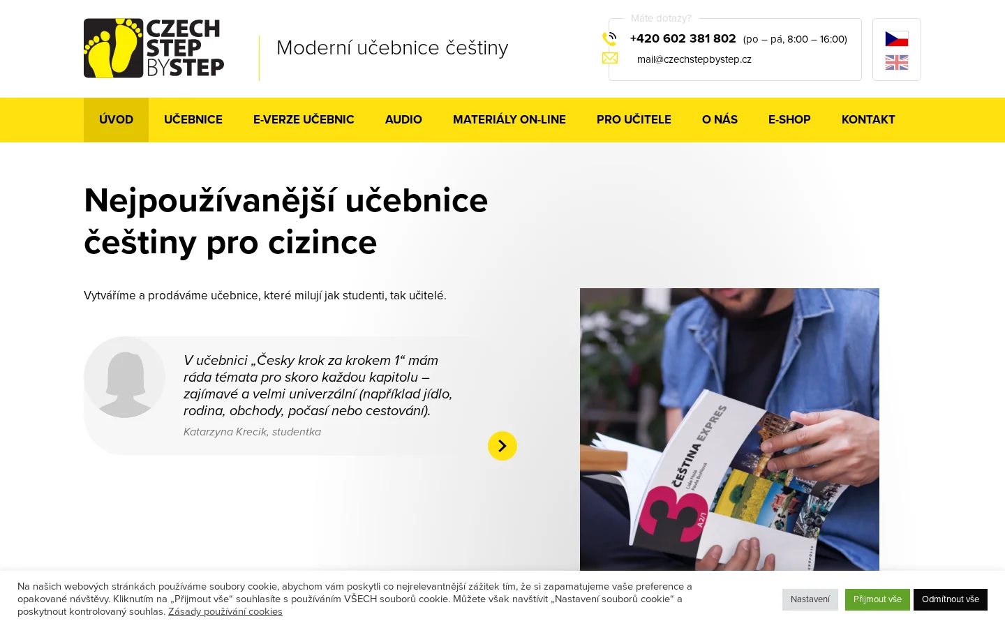Czech Step by Step website