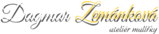 Dagmar Zemánková- ateliér malířky logo