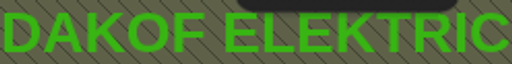 DAKOF ELEKTRIC logo