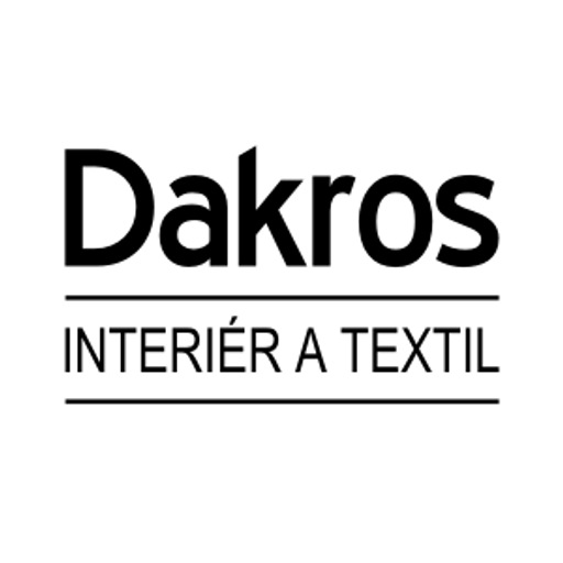 Dakros interiér a textil logo