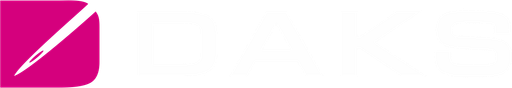 DAKS Strojní vyšívání logo