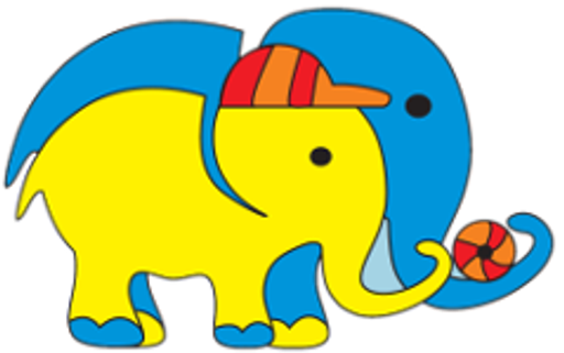 Miniškolka Veselé slůně logo
