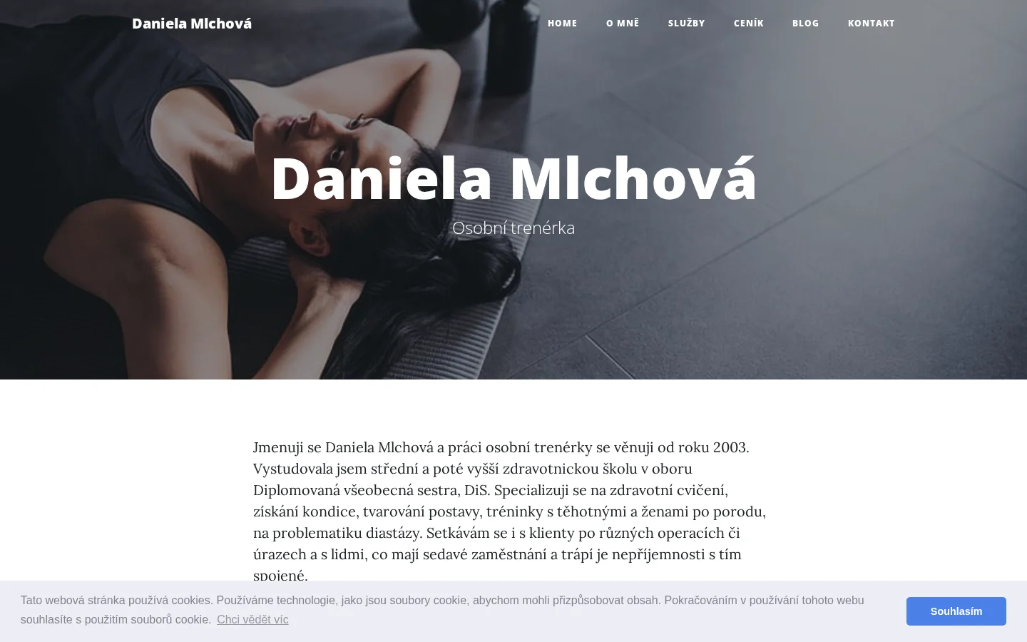 Daniela Mlchová website