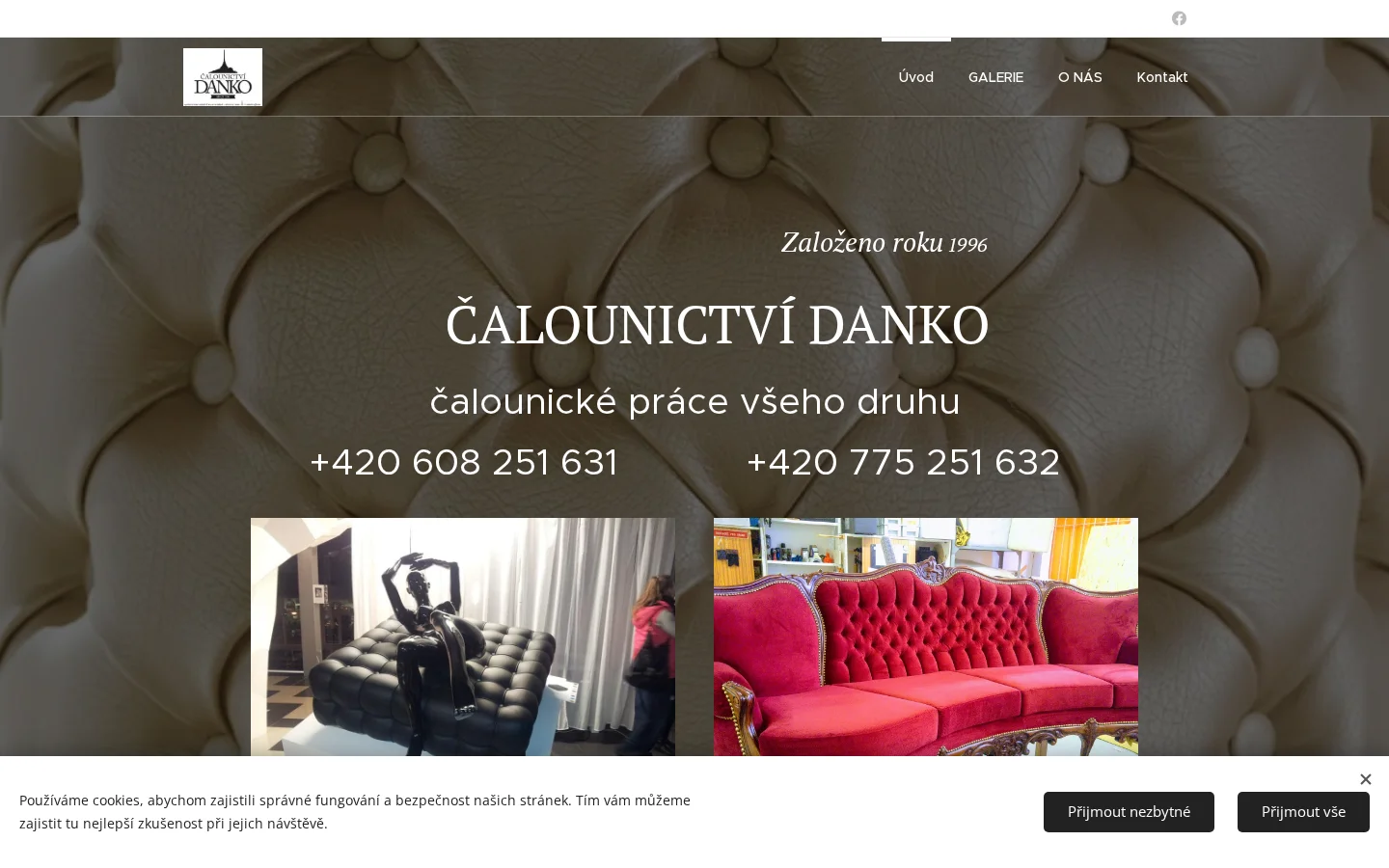 čalounictví DANKO website