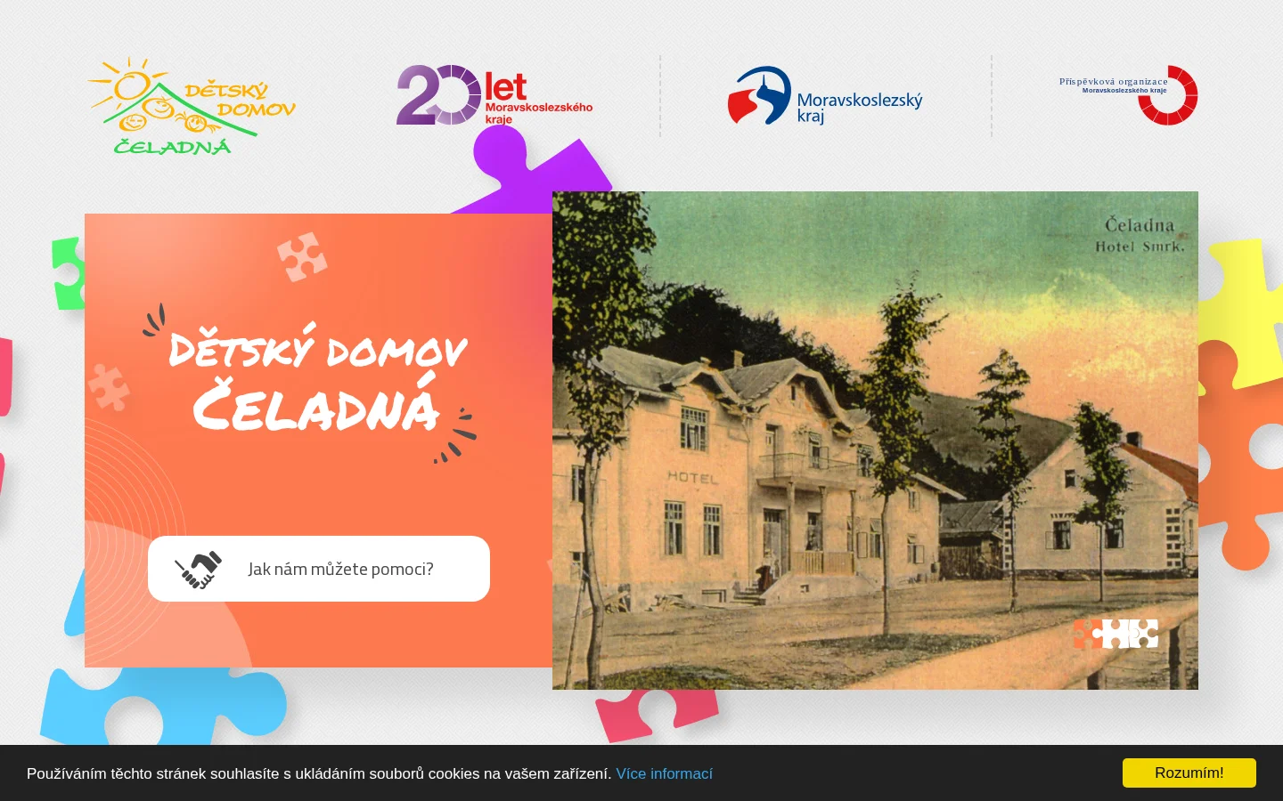 Dětský domov a Školní jídelna Čeladná website