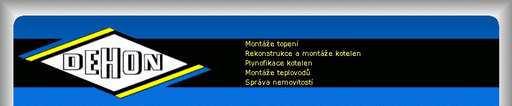 Instalatérské a topenářské práce - DEHON logo