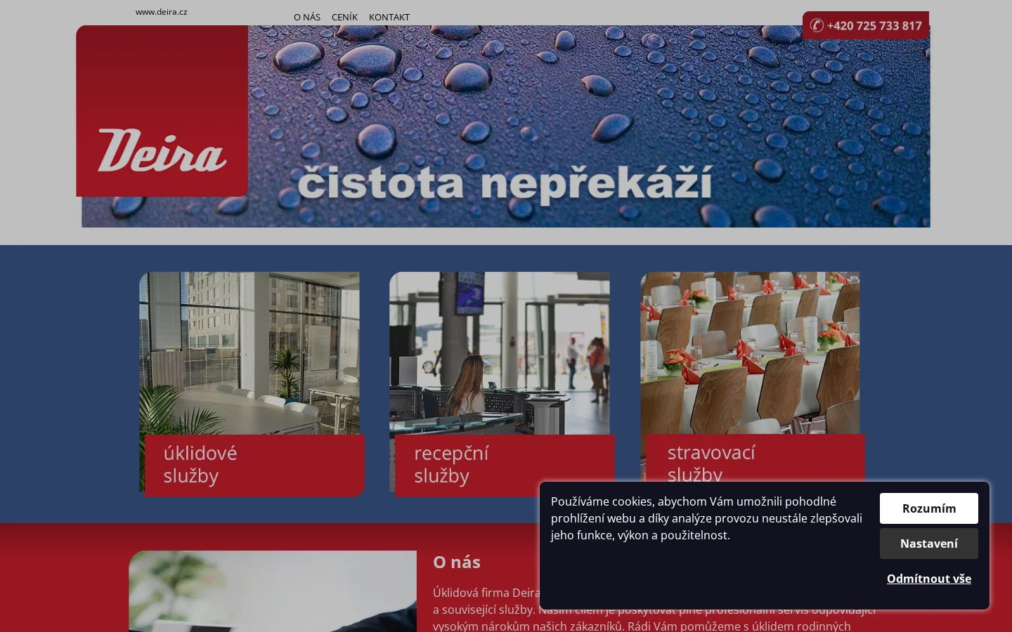 Deira, s.r.o. website
