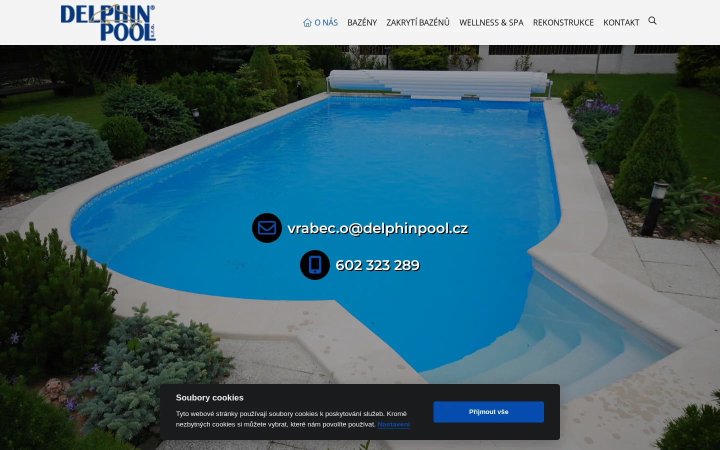 DELPHIN POOL, s.r.o. website