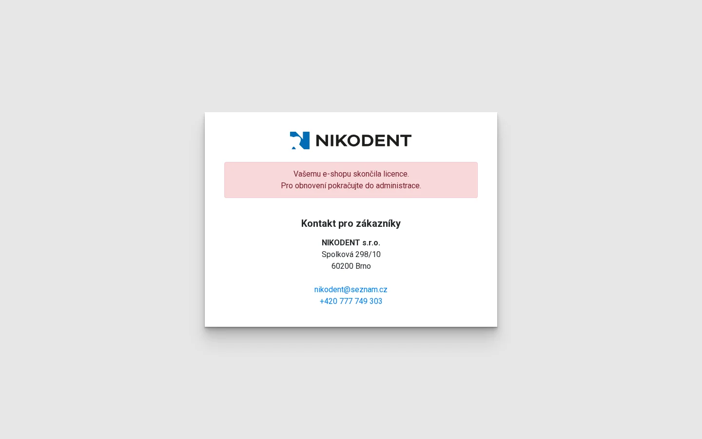 DEPODENTAL CZ website