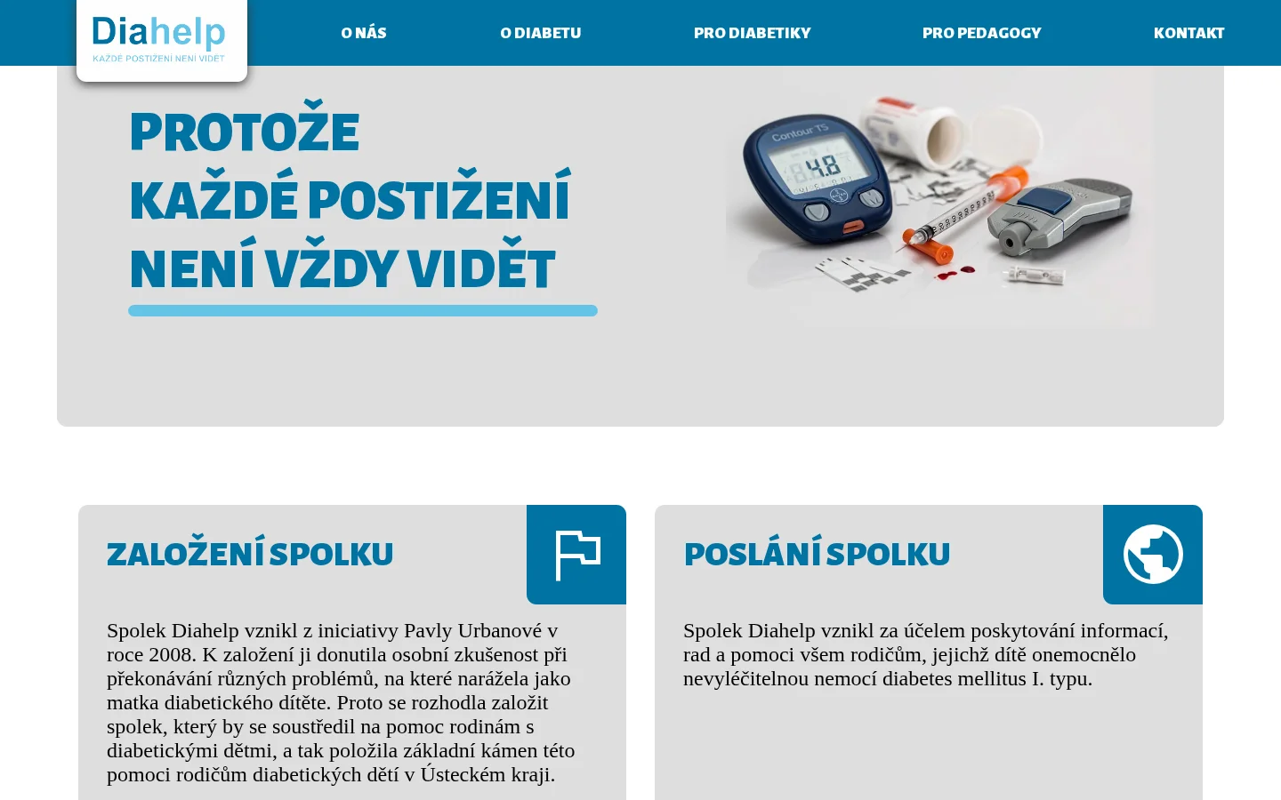 Diahelp website