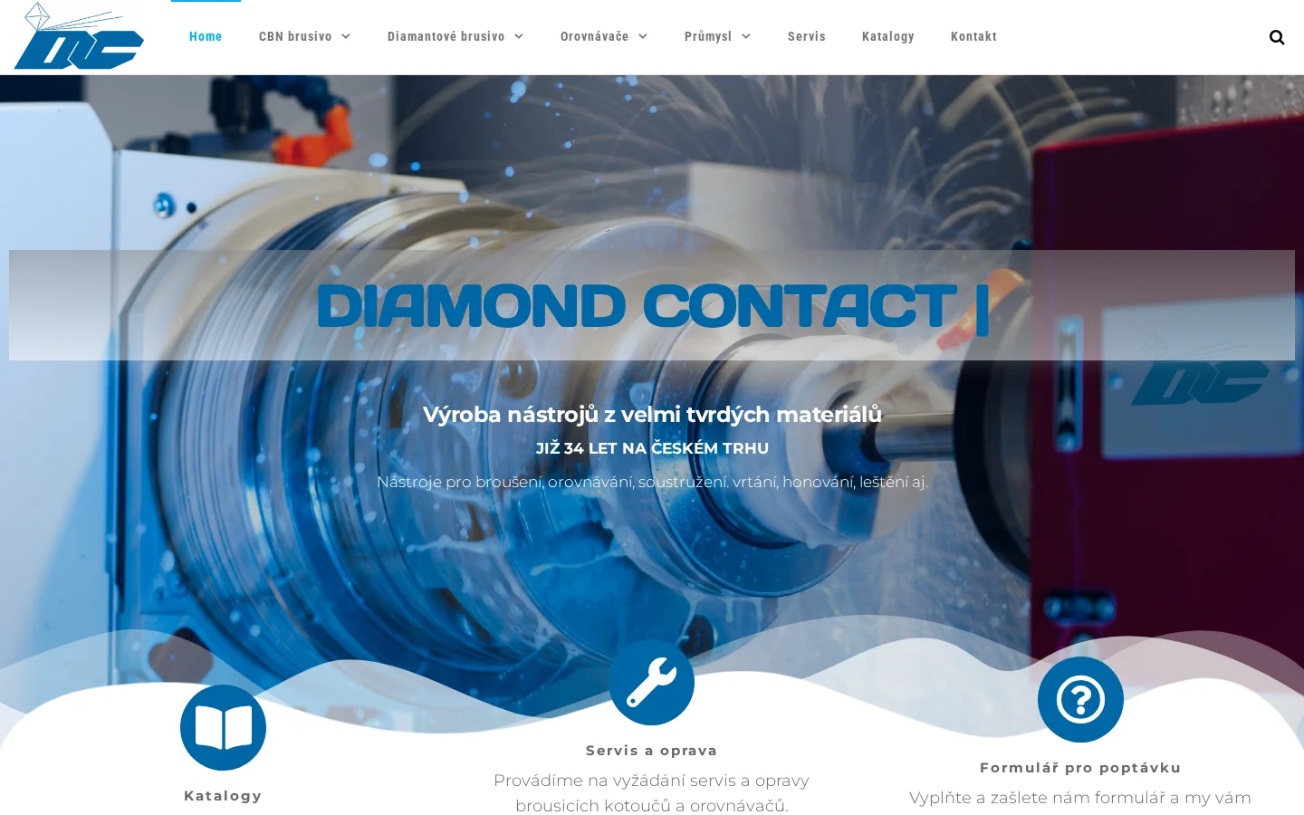 DIAMOND CONTACT, s.r.o. website