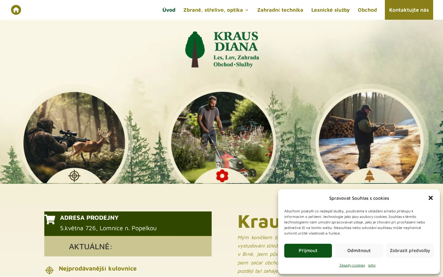 Lesnické práce Ing. Josef Kraus website